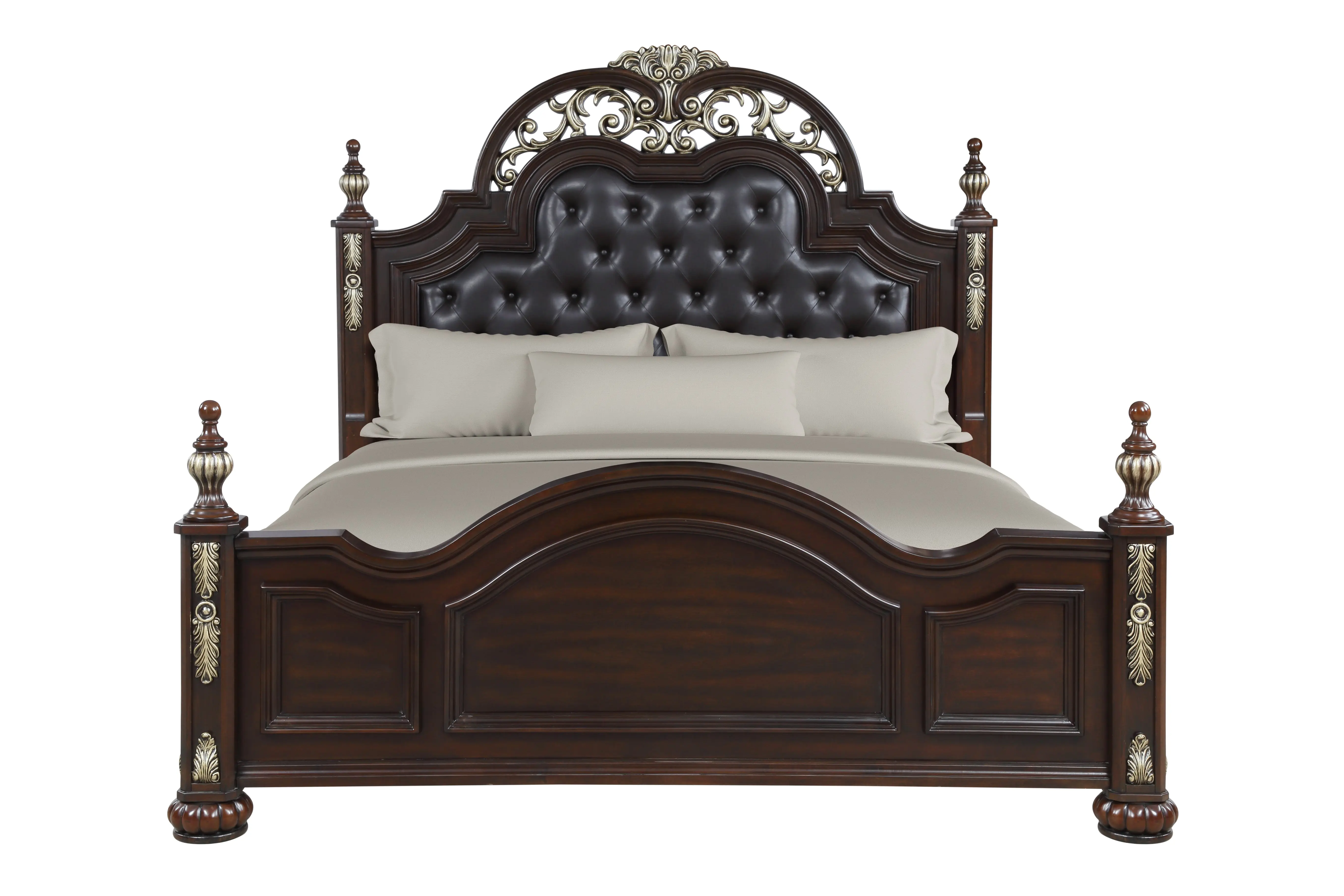 Maximus Upholstered Panel Bed - Image 2