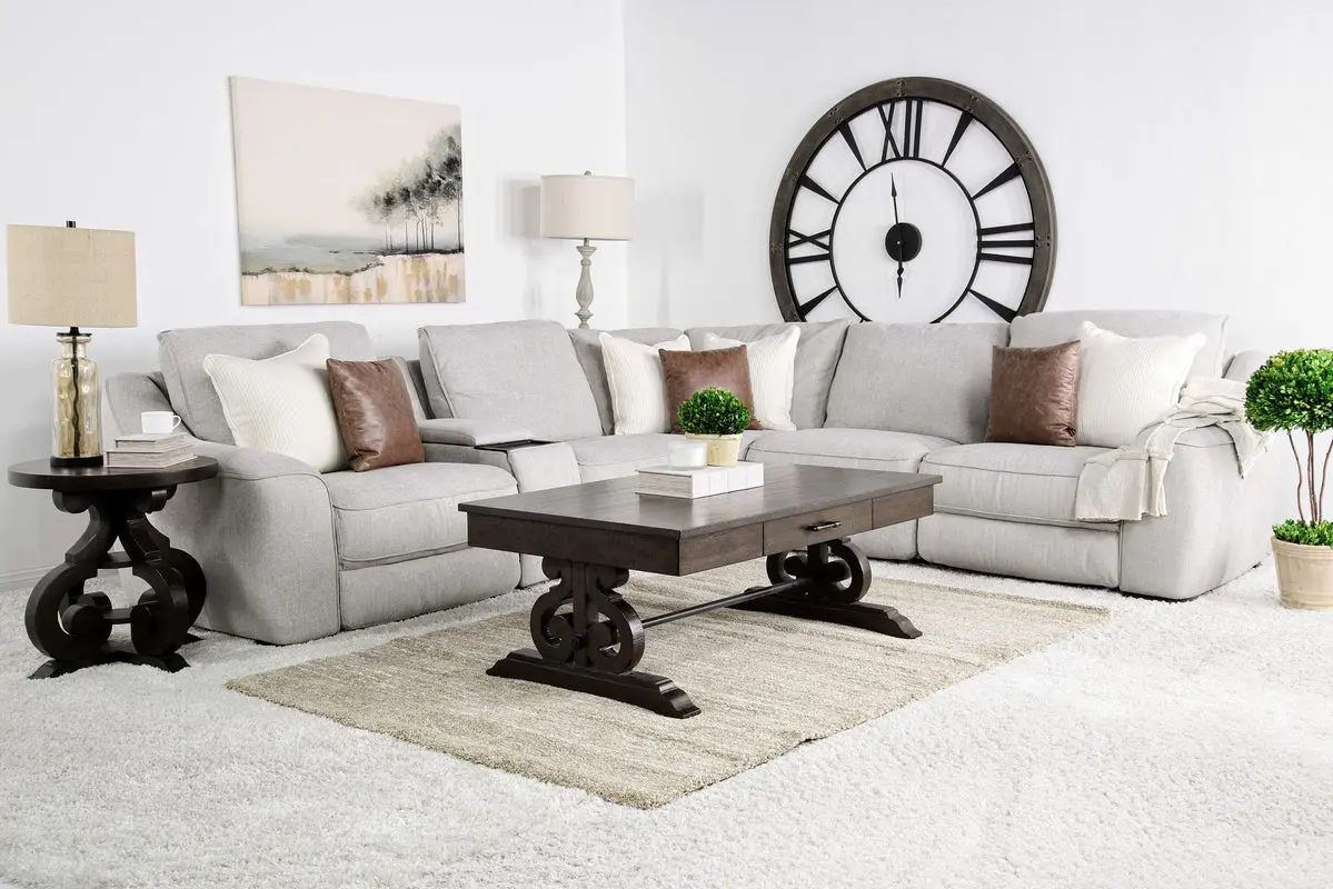 Mayflower 6 Piece 2 Power Sectional - Image 6