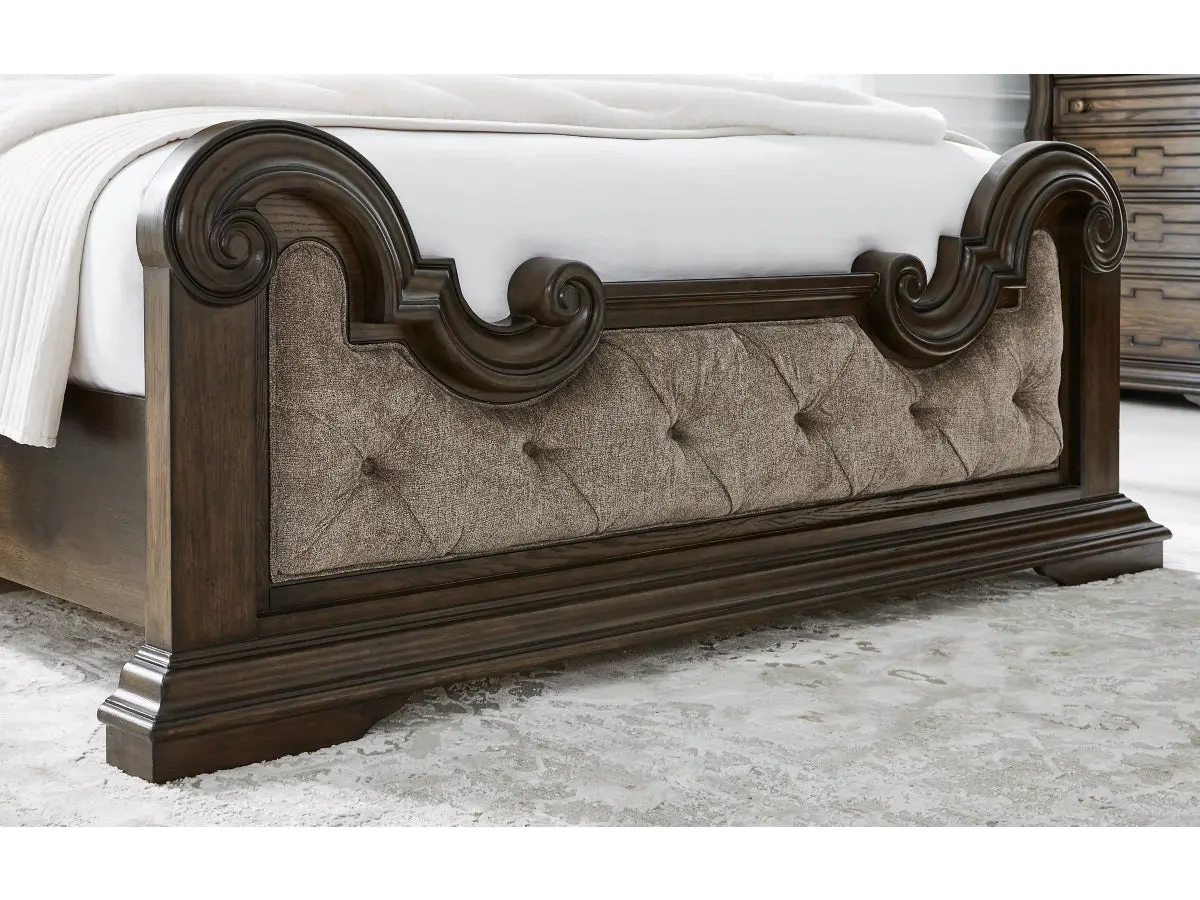 Maylee Upholstered Panel Bed - Image 17