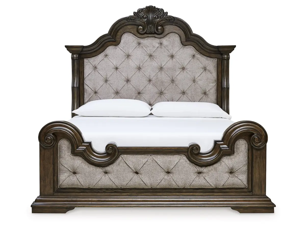 Maylee Upholstered Panel Bed - Image 2