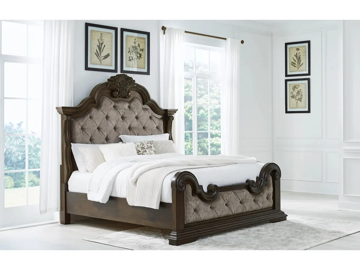 Maylee Upholstered Panel Bed - Image 22
