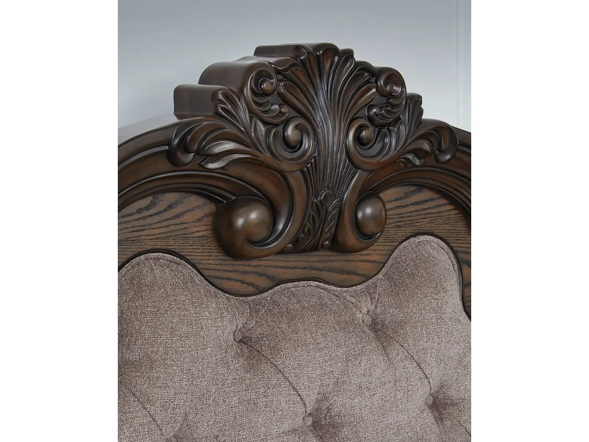 Maylee Upholstered Panel Bed & Dresser & Mirror & Nightstand - Image 12