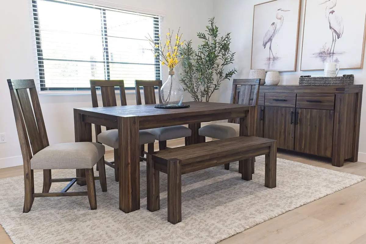 Meadow Dining Table & 4 Chairs & Bench - Image 10