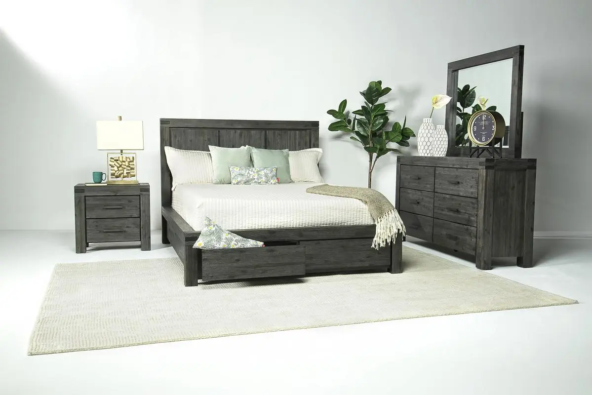 Meadow Panel Bed & Dresser & Mirror - Image 15