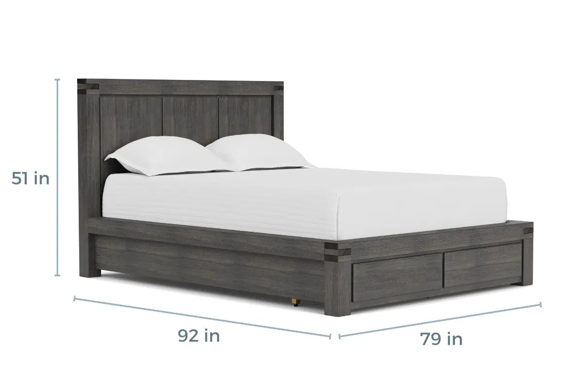 Meadow Panel Bed & Dresser & Mirror & Nightstand - Image 194