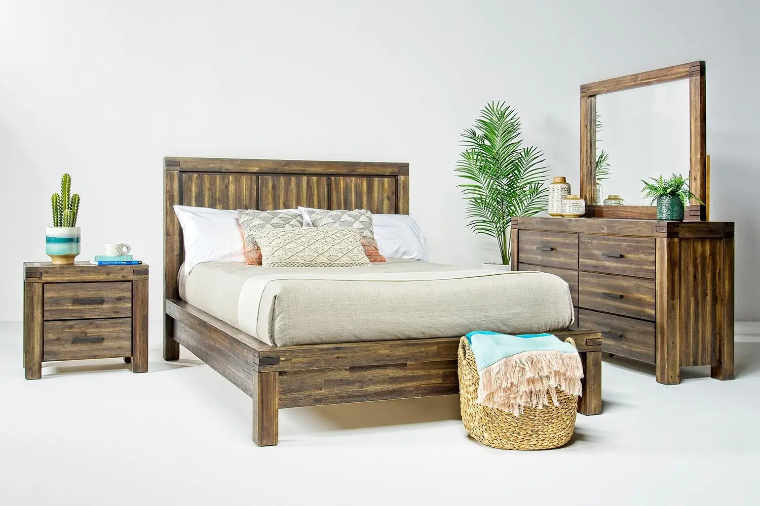 Meadow Panel Bed & Dresser & Mirror & Nightstand - Image 2