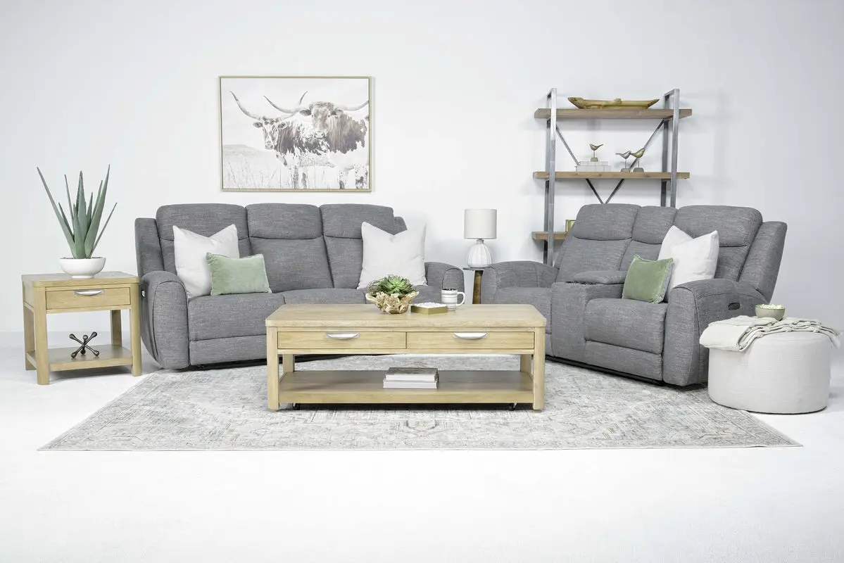 Mia 2 Power Console Loveseat - Image 11