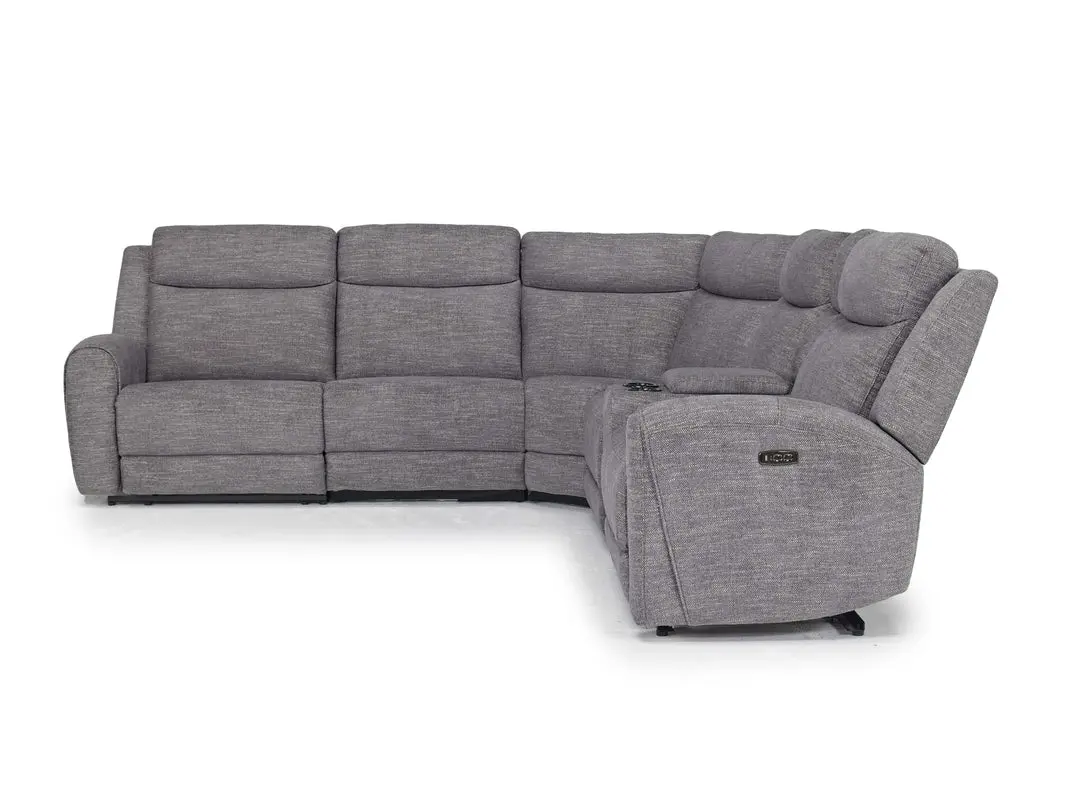 Mia 6 Piece 2 Power Sectional - Image 4