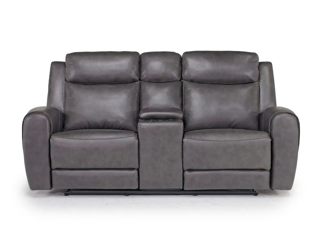 Mia Reclining Console Loveseat - Image 6