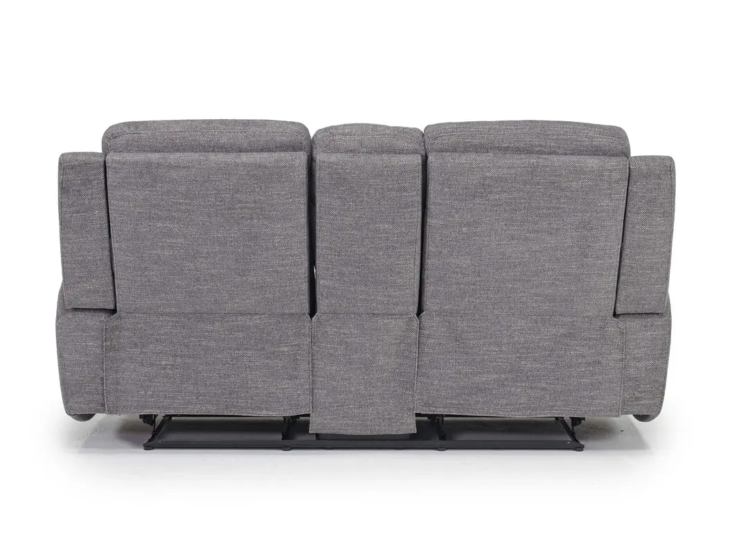 Mia Reclining Console Loveseat - Image 9
