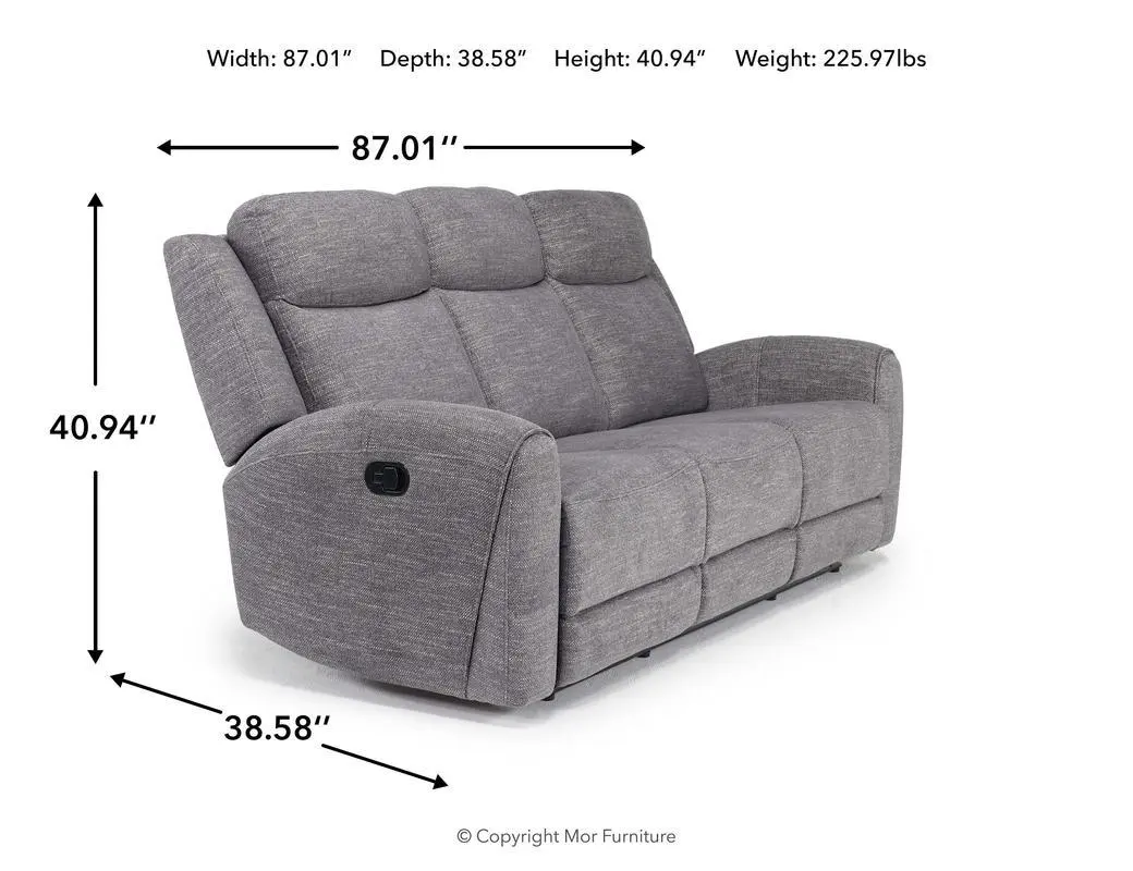 Mia Reclining Sofa - Image 11