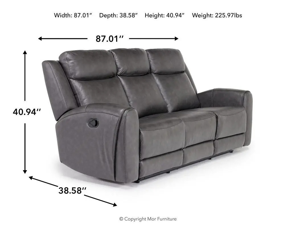 Mia Reclining Sofa - Image 13