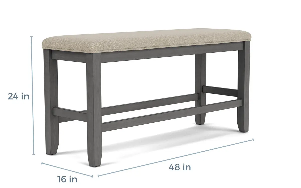 Miami Counter Height Bench - Image 14