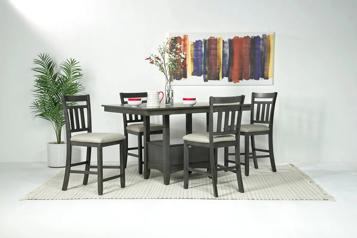 Miami Counter Height Dining Table & 4 Stools