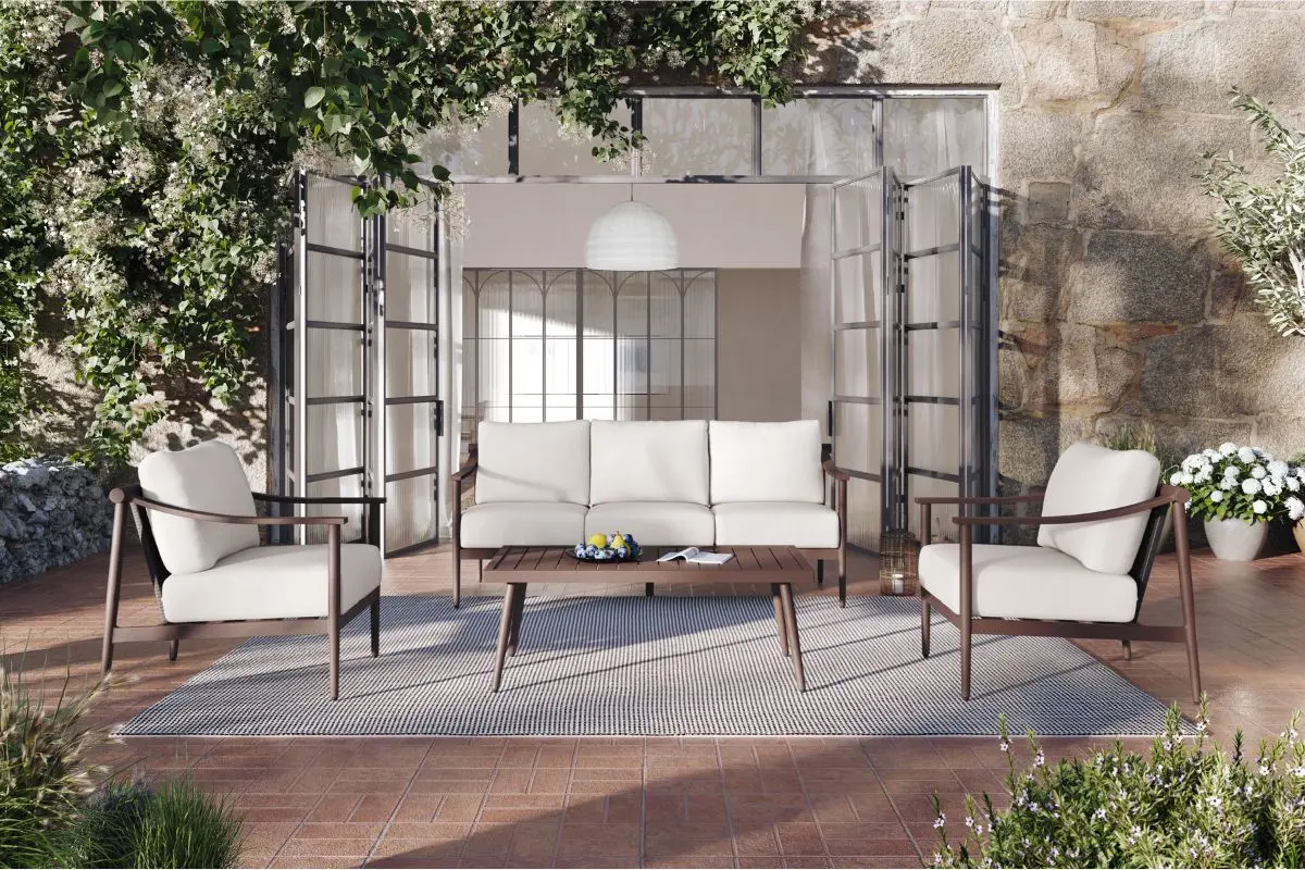 Moana Outdoor 4 Piece Patio Set