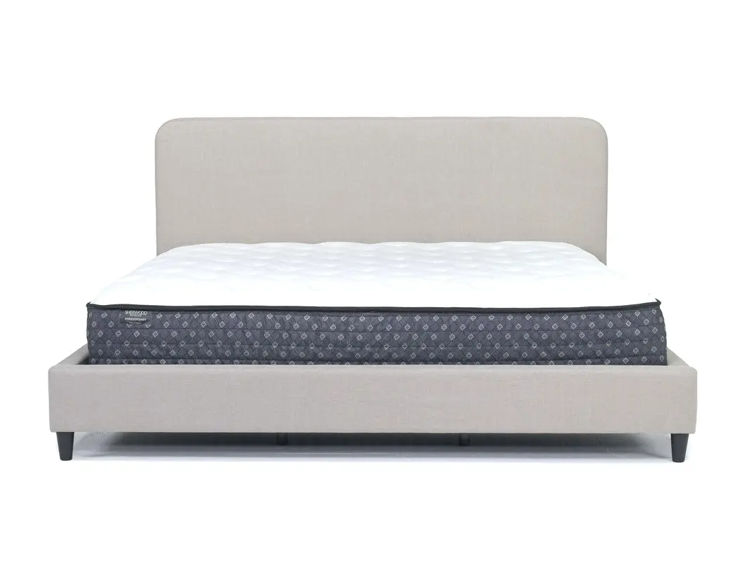 Modern Upholstered Panel Bed - Image 3