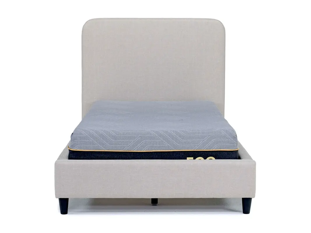 Modern Upholstered Panel Bed - Image 4