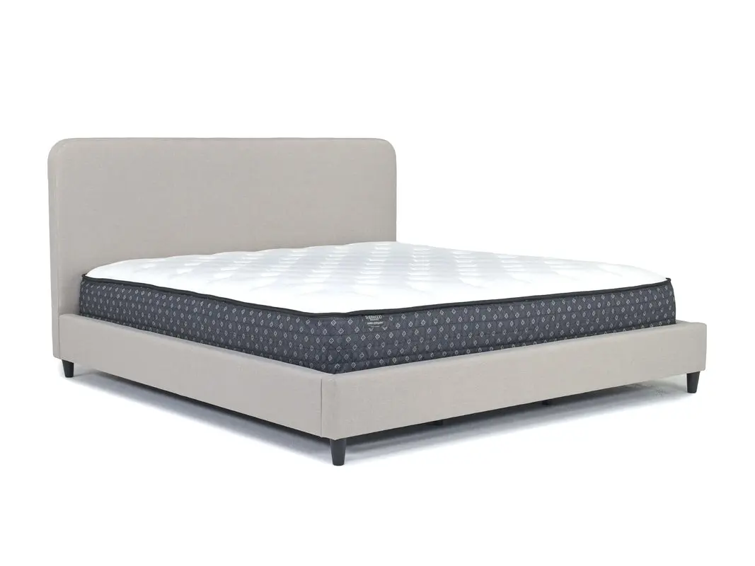 Modern Upholstered Panel Bed - Image 7