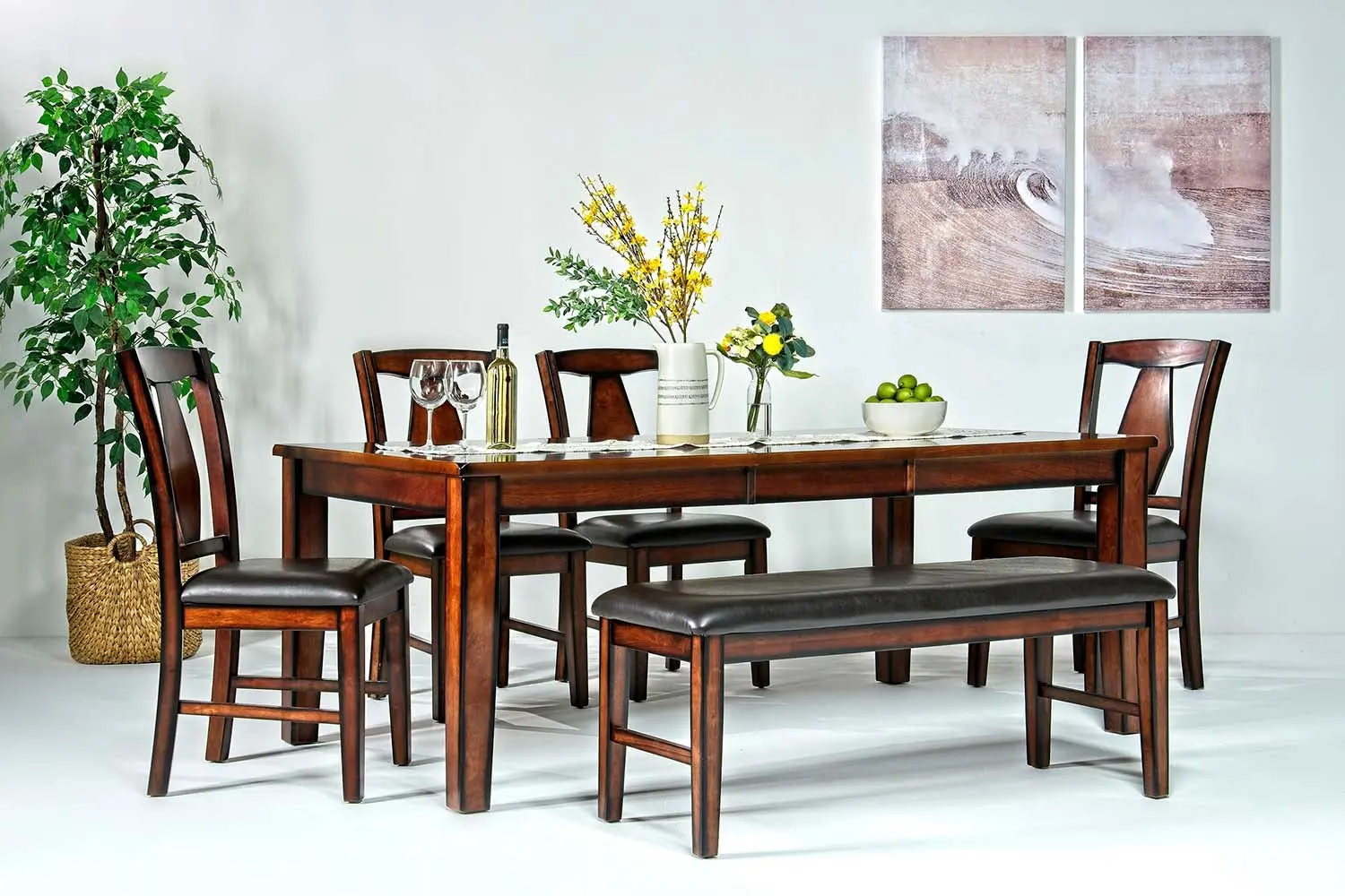 Napa Dining Bench - Image 7
