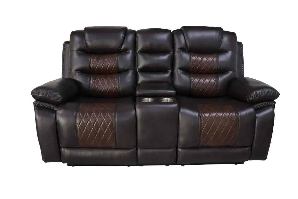 Nikko Reclining Console Loveseat - Image 2