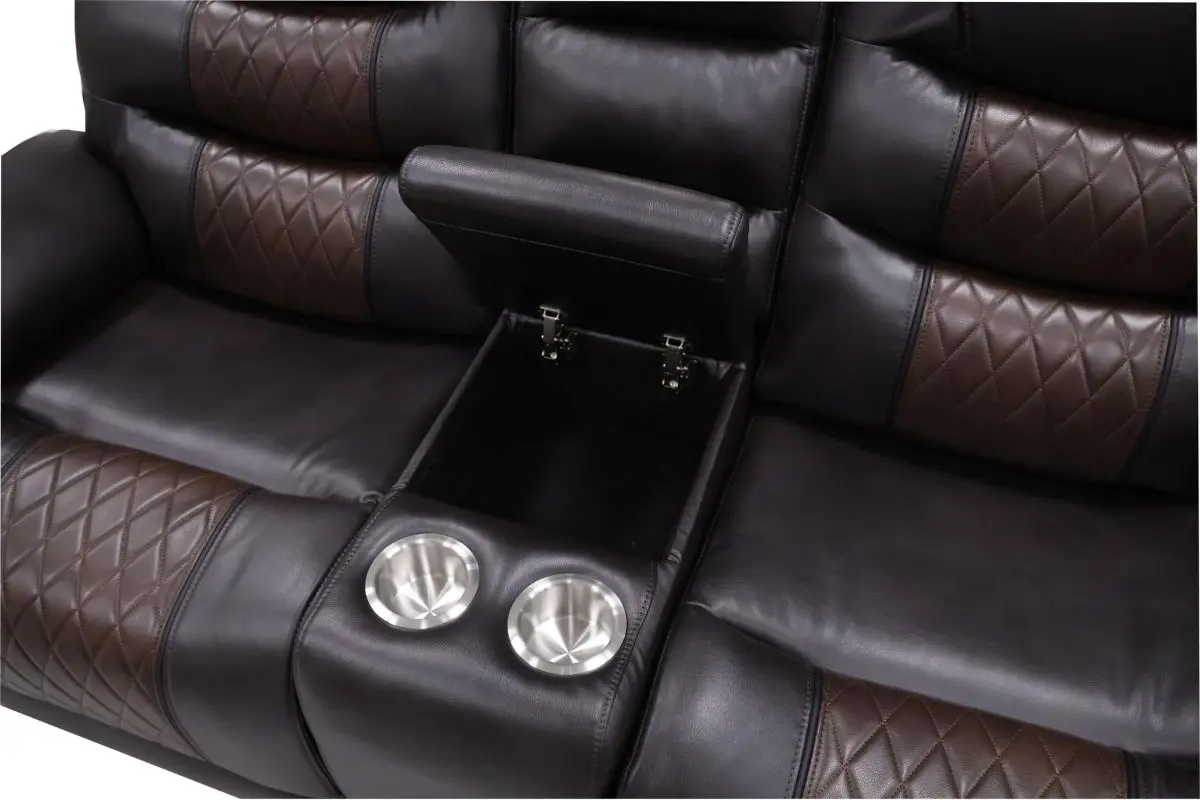 Nikko Reclining Sofa & Console Loveseat - Image 9