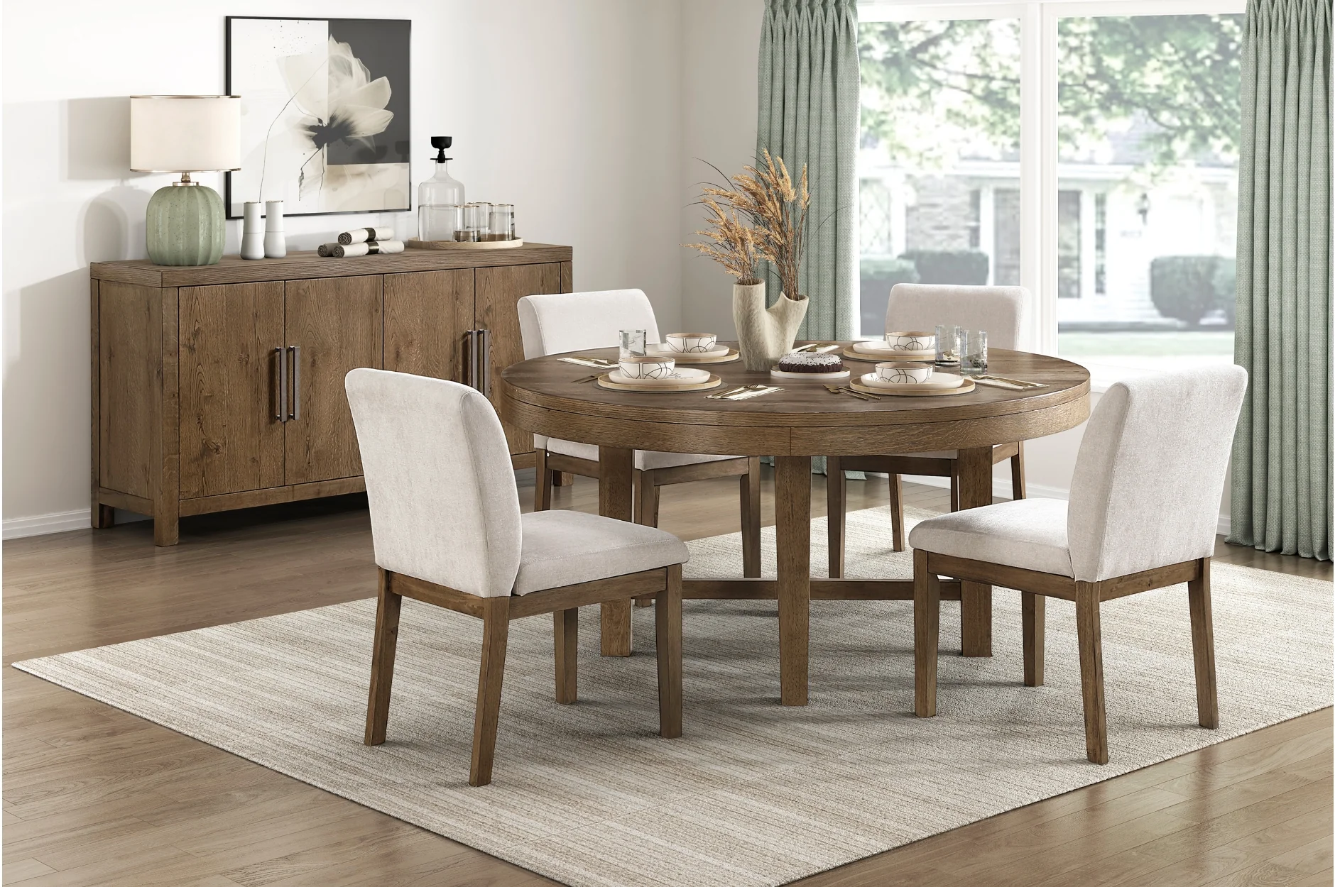 Oaklyn Round Dining Table - Image 5