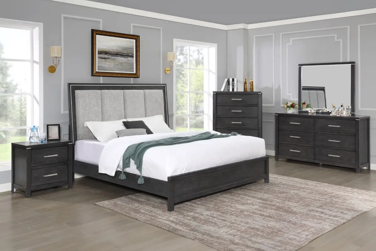 Odessa Panel Bed & Dresser & Mirror & Nightstand - Image 3