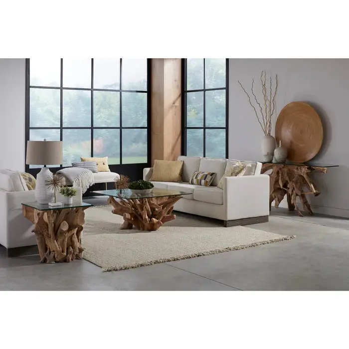 One Teak End Table - Image 6