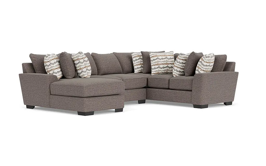 Oracle Tux Loveseat Chaise Sectional - Image 8