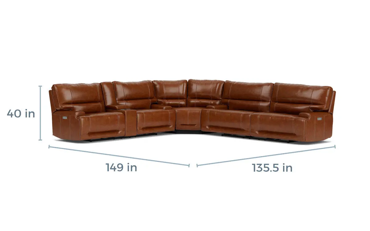 Oslo 3 Piece 3 Power Sectional - Image 15