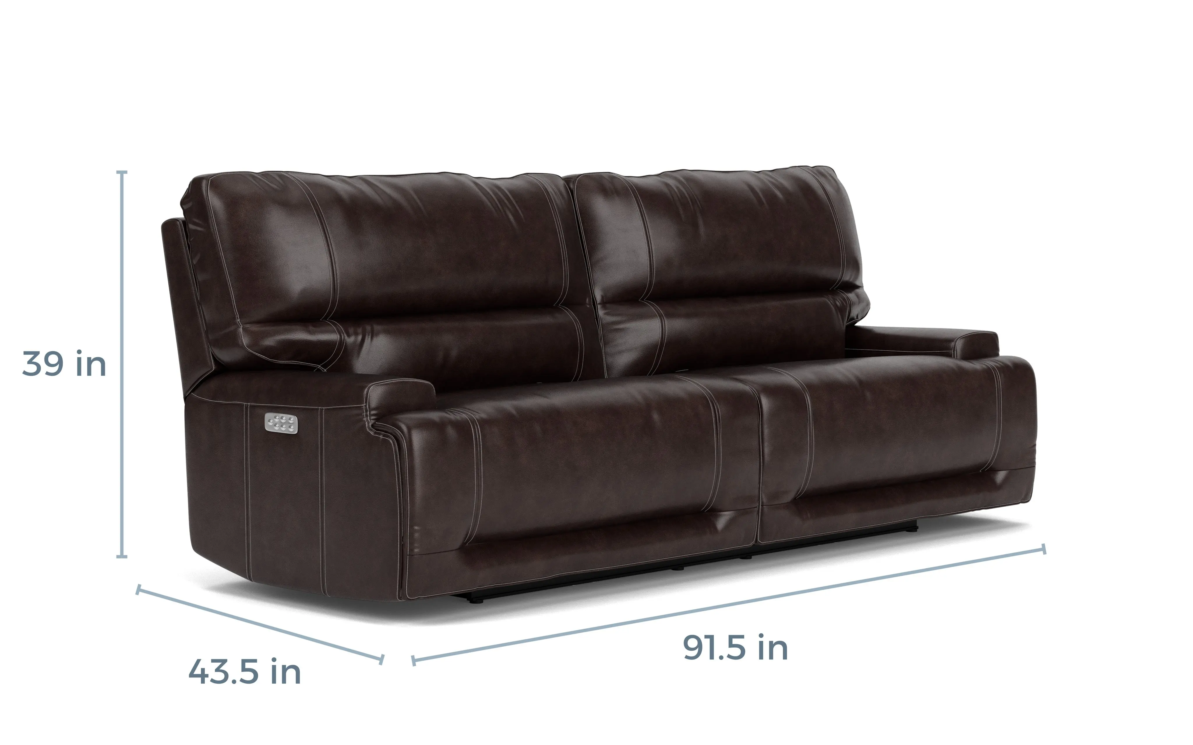 Oslo 3 Power Sofa - Image 15