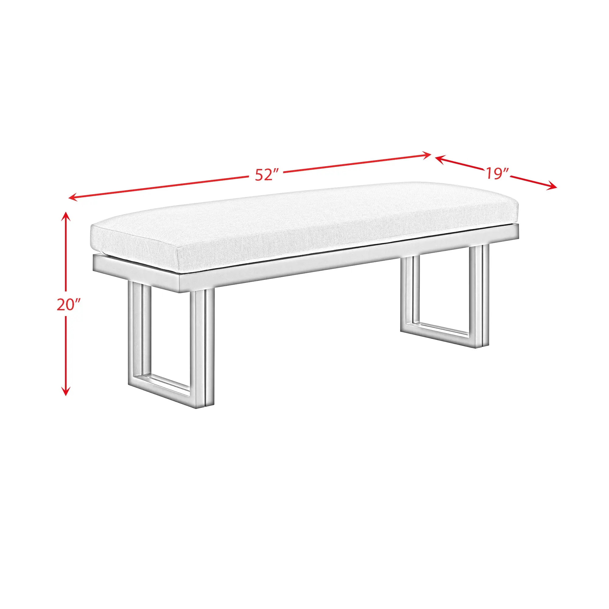 Playa Outdoor Bench - Image 7