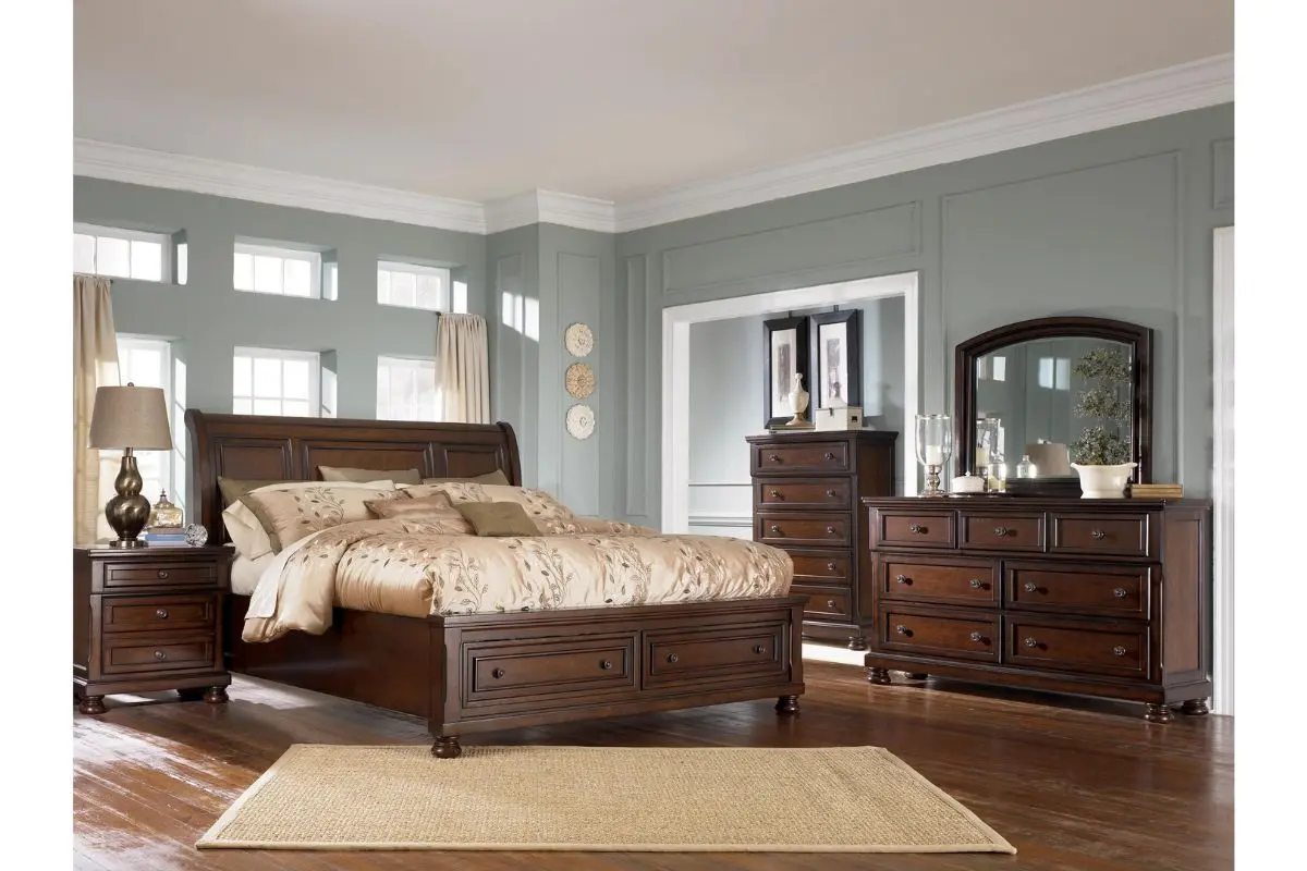 Porter Storage Bed & Dresser & Mirror & Nightstand - Image 2