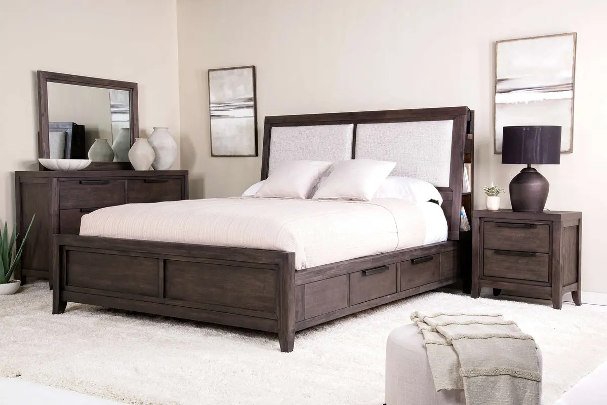 Riley Bookcase Bed & Dresser & Mirror & Nightstand - Image 6
