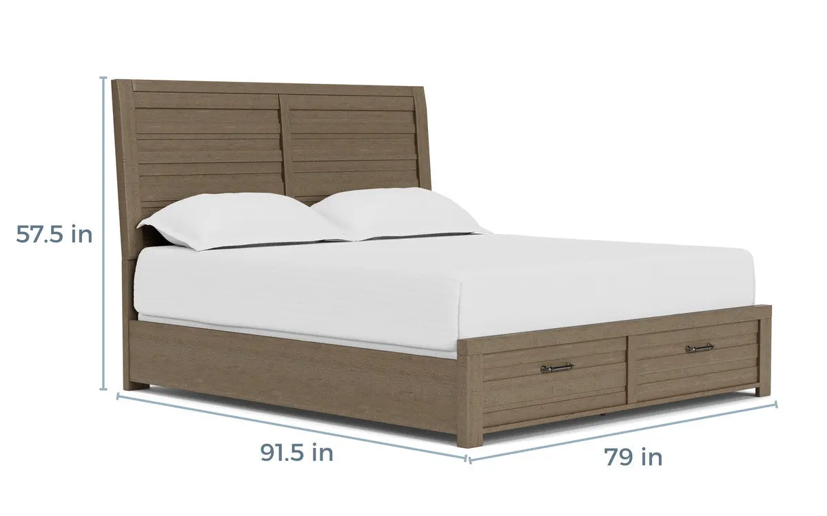 Ruff Hewn Panel Bed - Image 10