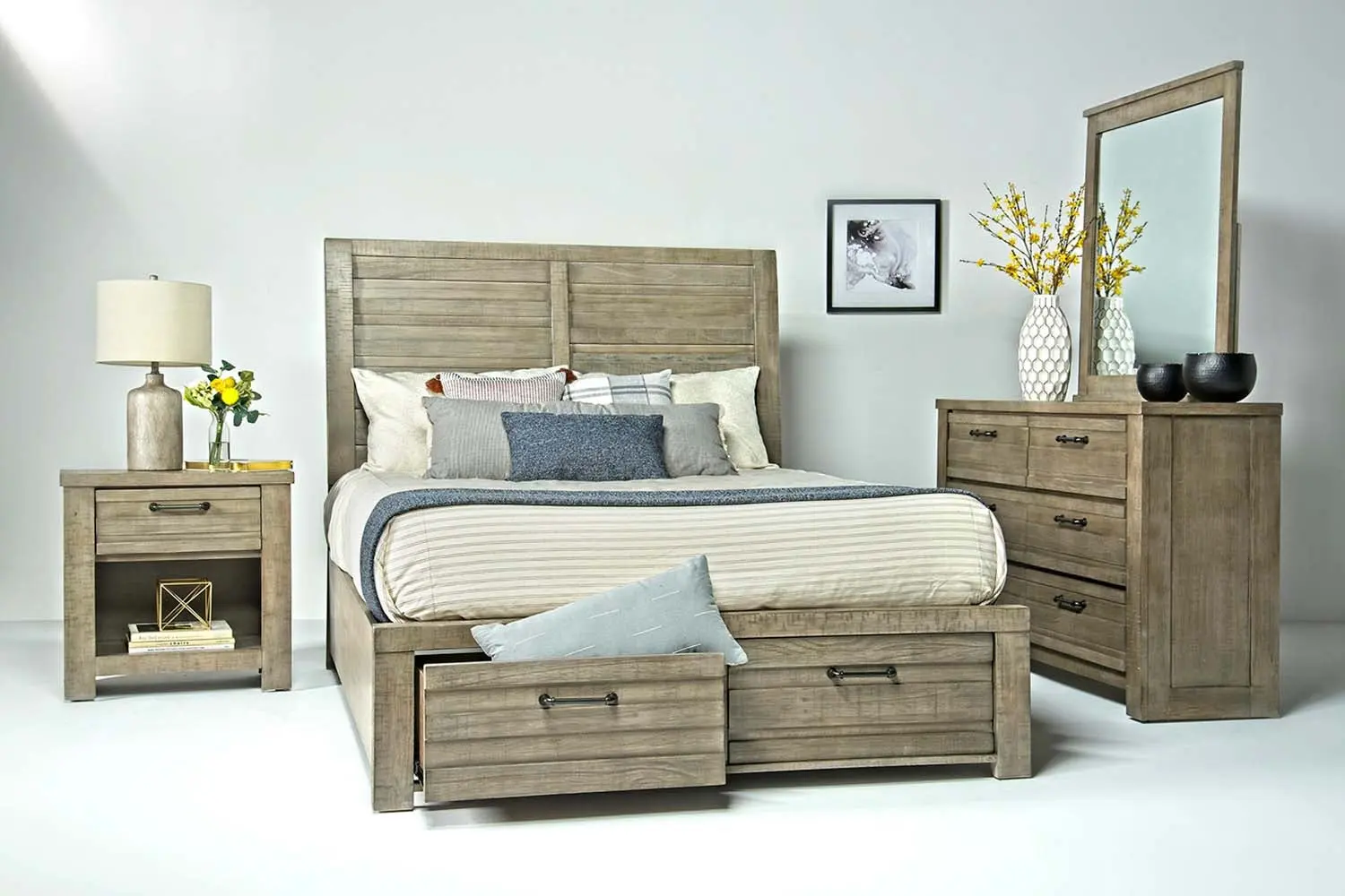 Ruff Hewn Panel Bed - Image 23