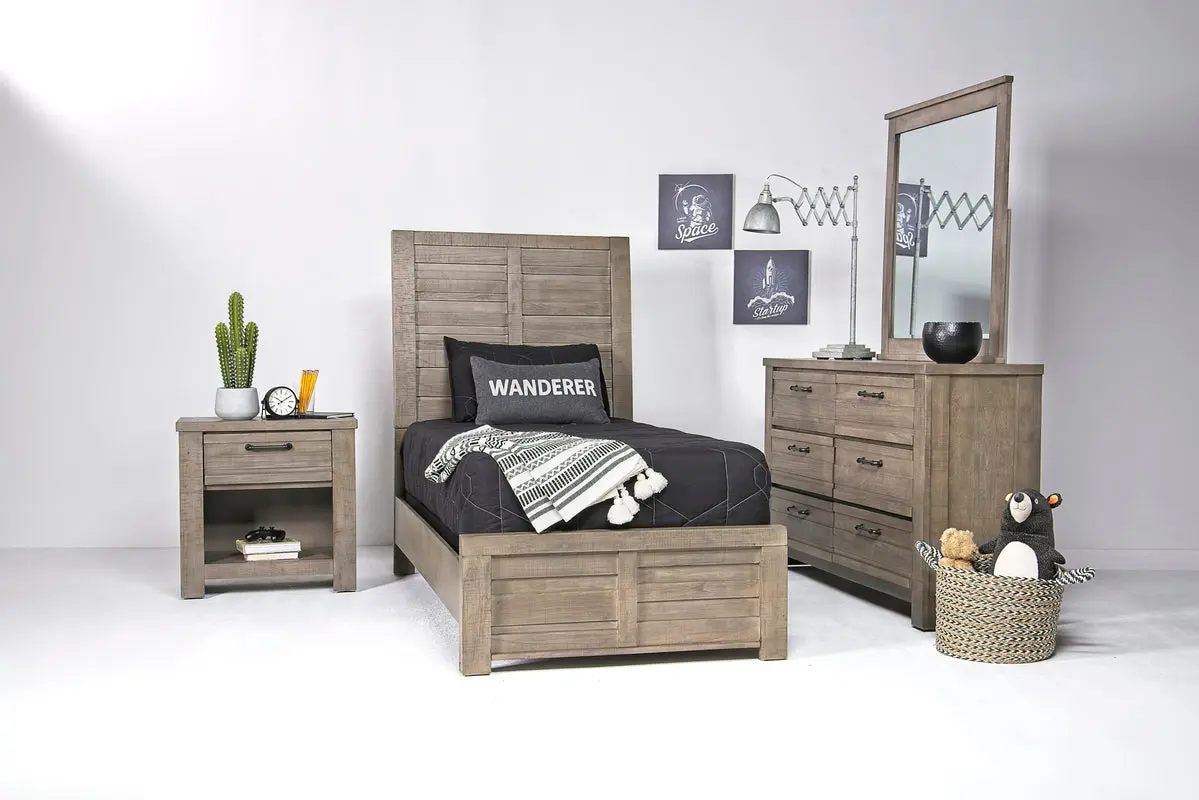 Ruff Hewn Panel Bed - Image 26