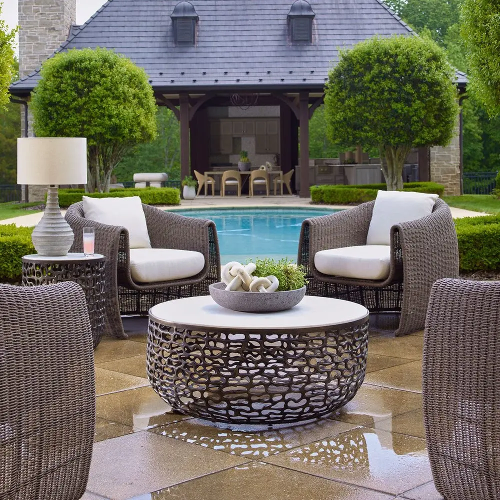 Sabena Outdoor Cocktail Table - Image 5