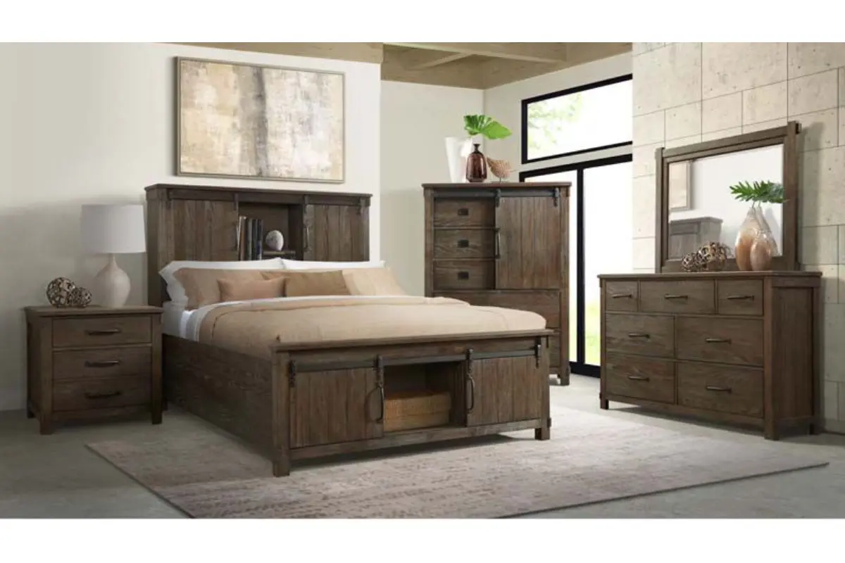 Scott Storage Bed & Dresser & Mirror & Nightstand - Image 2