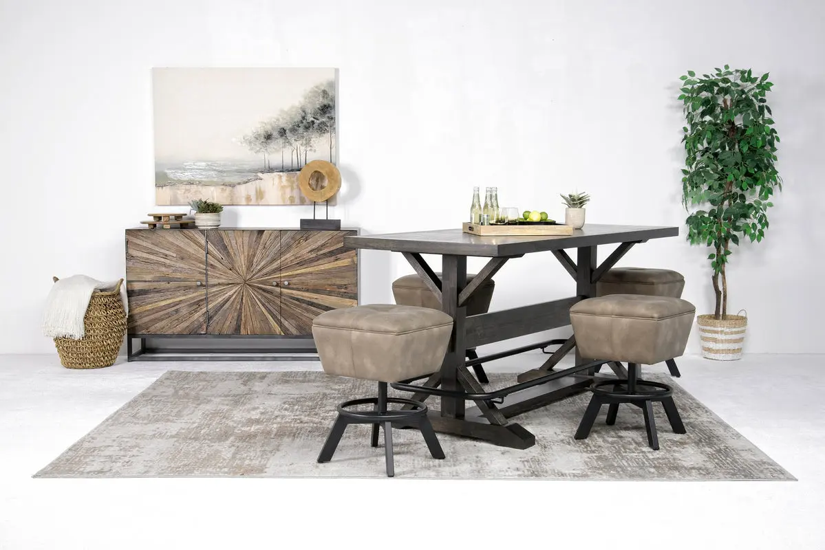 Sequoia Counter Height Dining Table & 4 Stools