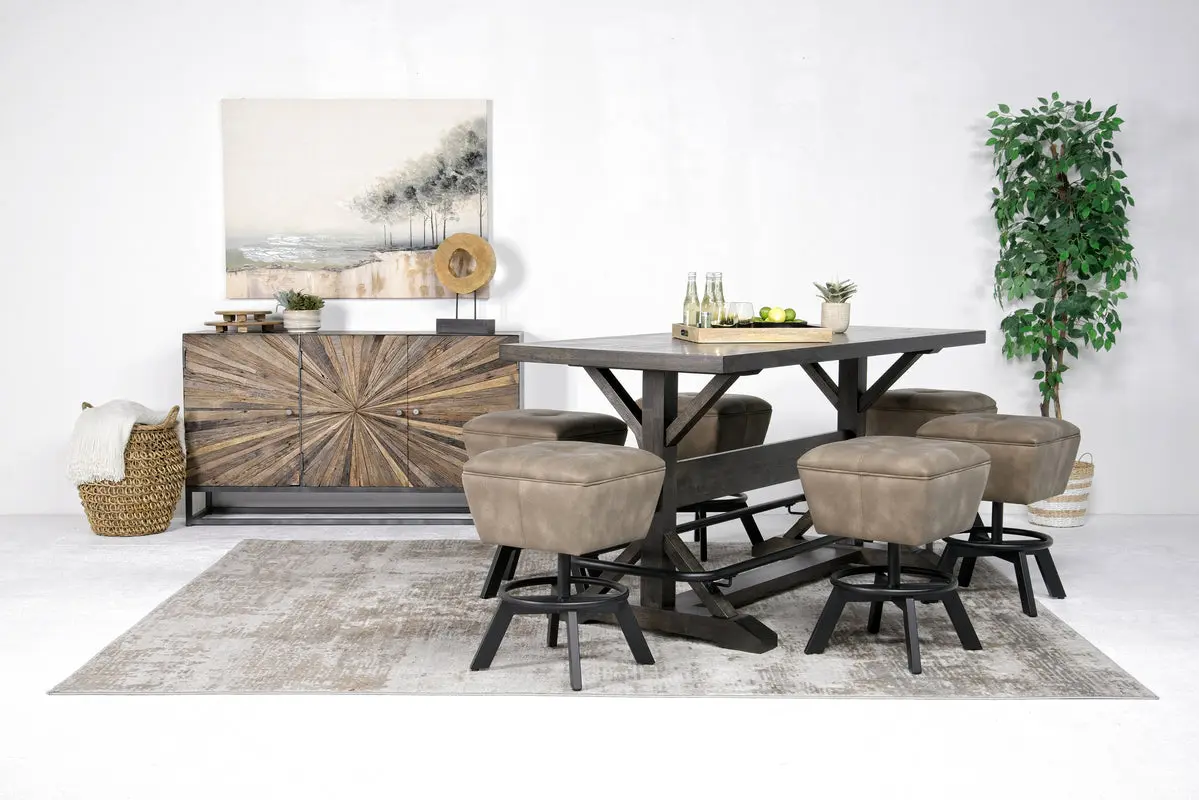 Sequoia Counter Height Dining Table & 6 Stools