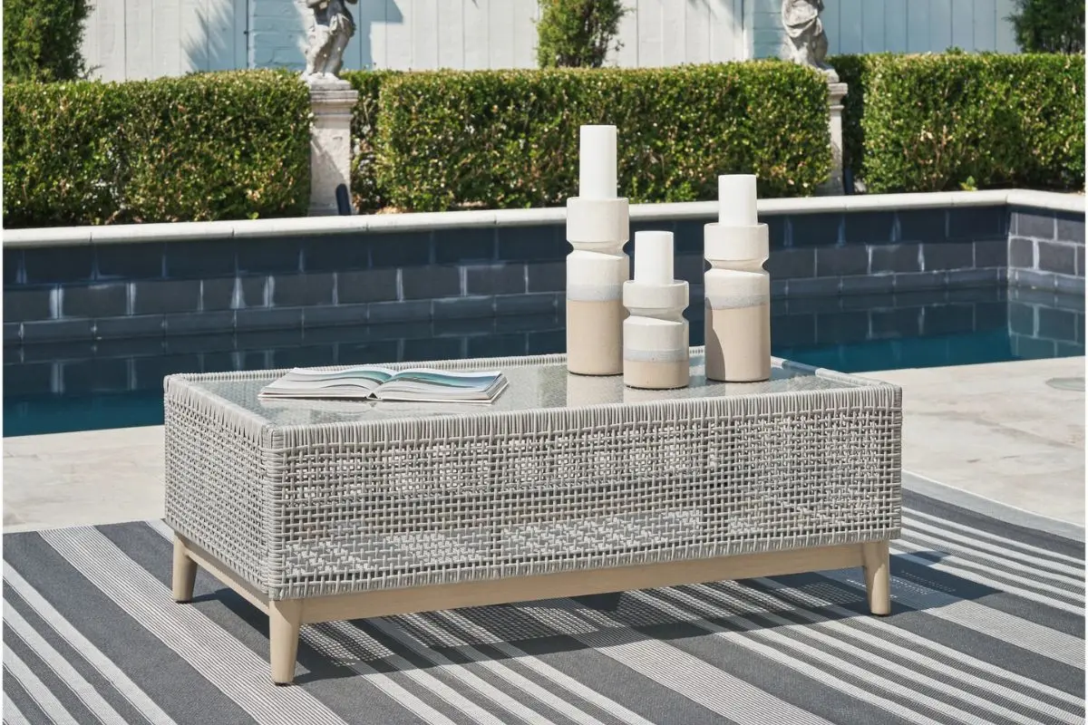 Seton Creek Outdoor Cocktail Table - Image 6