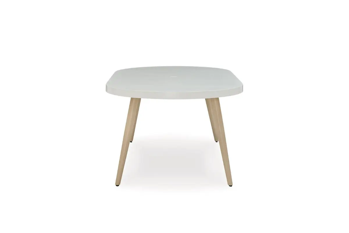 Seton Creek Outdoor Oval Dining Table & 4 Chairs - Image 3