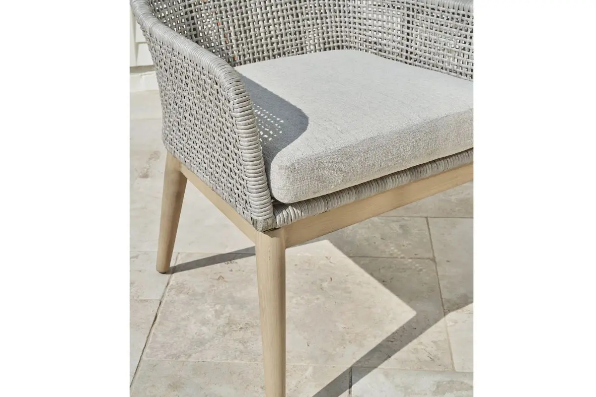 Seton Creek Outdoor Oval Dining Table & 4 Chairs - Image 7