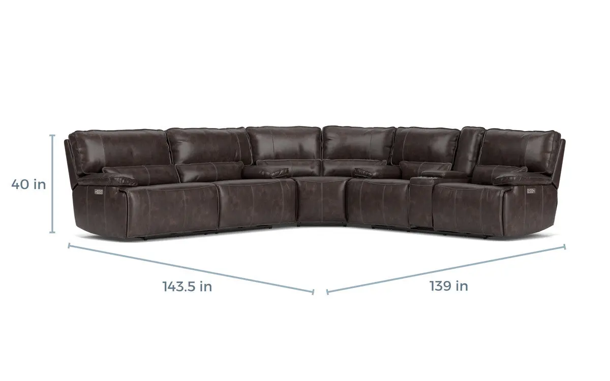 Sofia 3 Piece 3 Power Sectional - Image 14