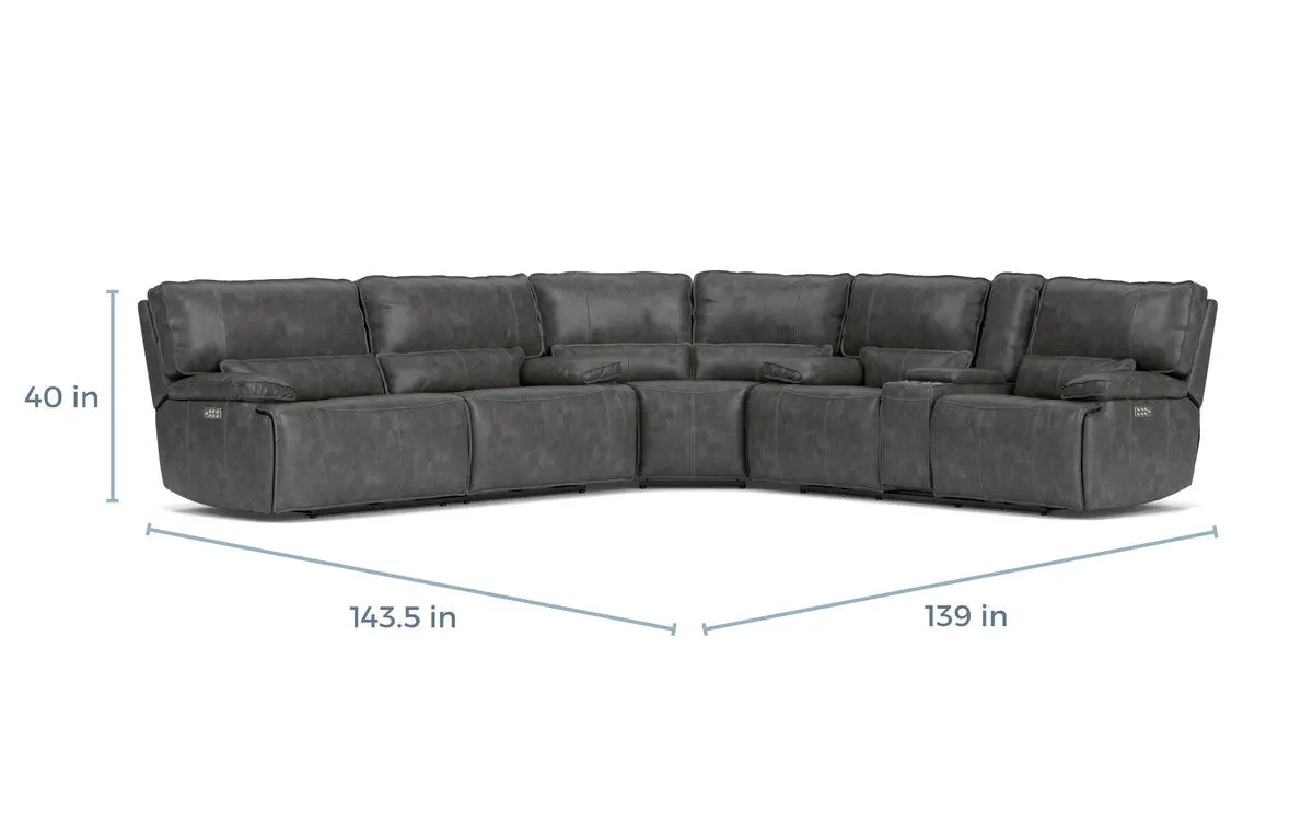 Sofia 3 Piece 3 Power Sectional - Image 16