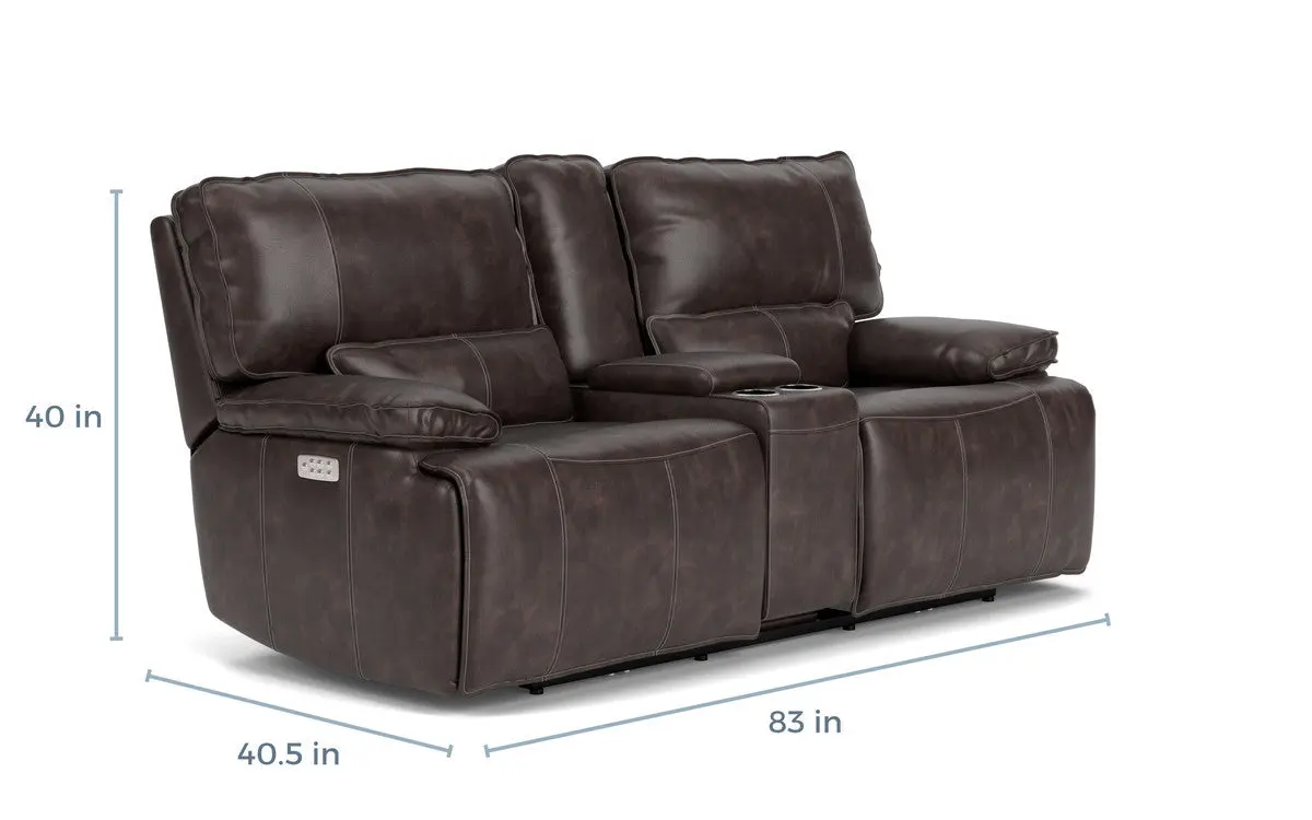 Sofia 3 Power Sofa & Console Loveseat - Image 6