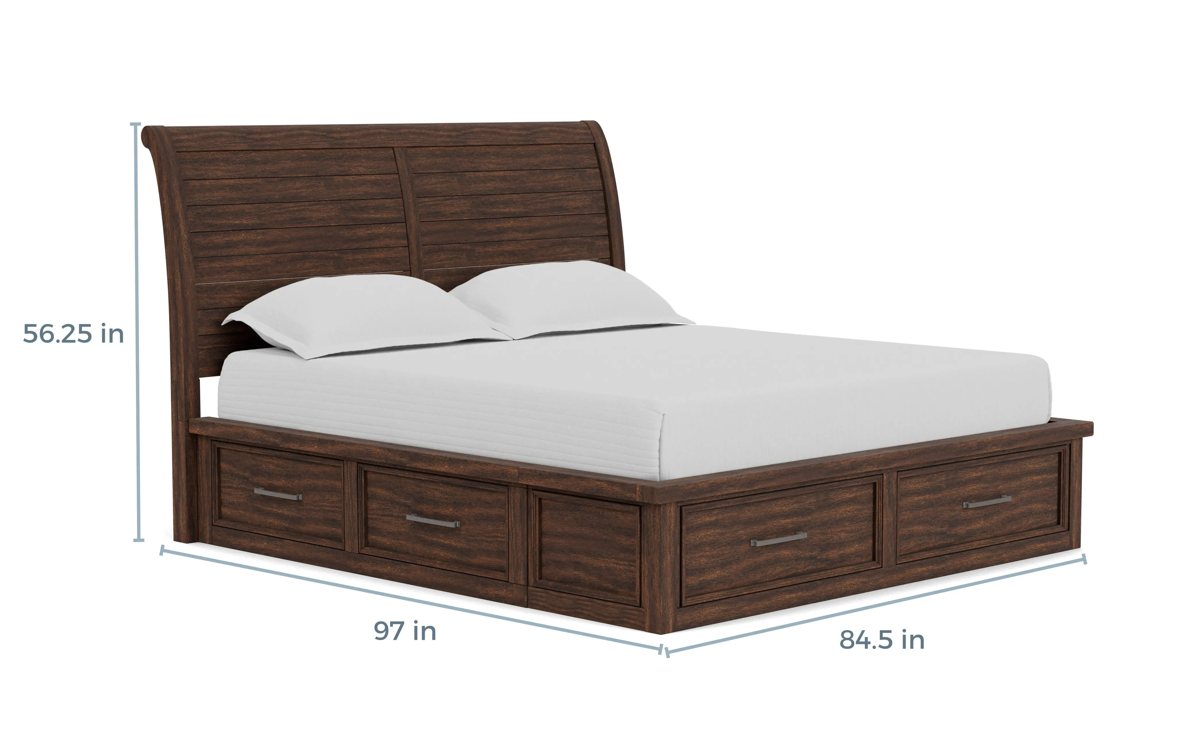 Sonora Sleigh Bed - Image 32
