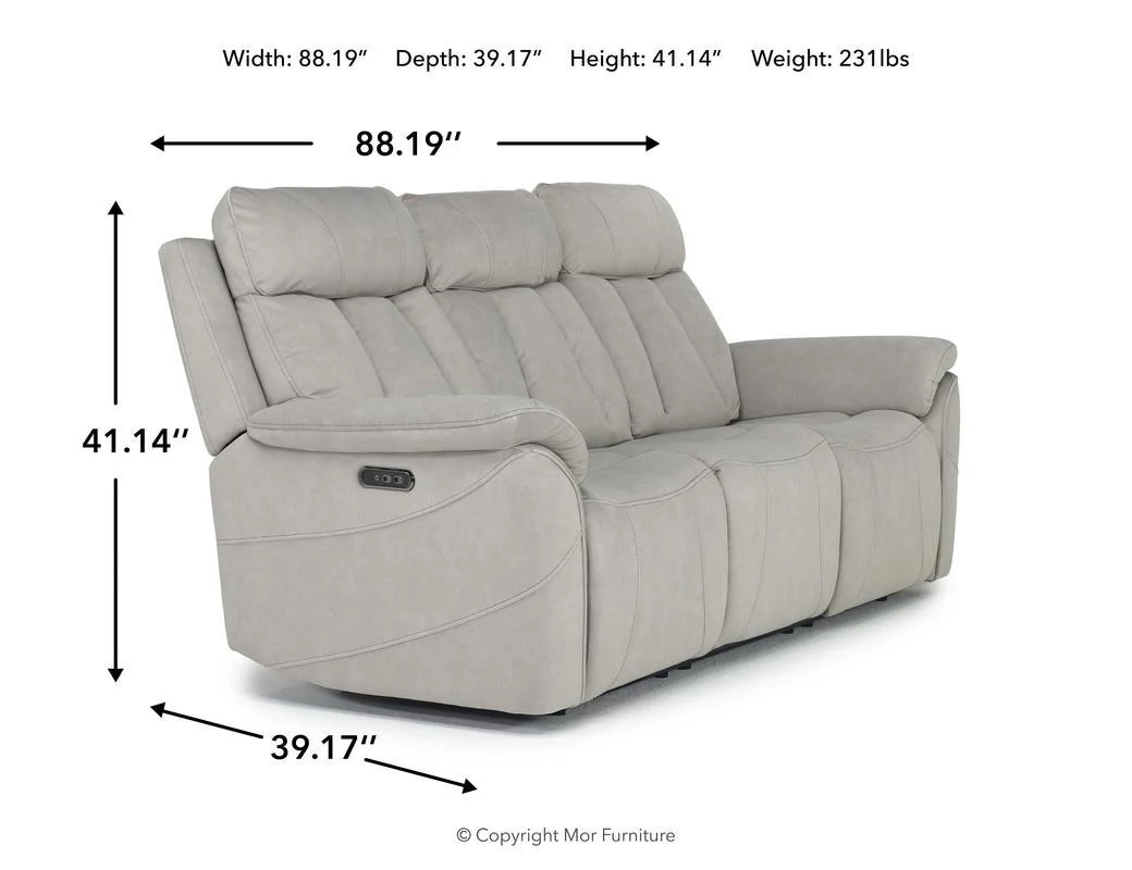 Tate 2 Power Sofa - Image 13