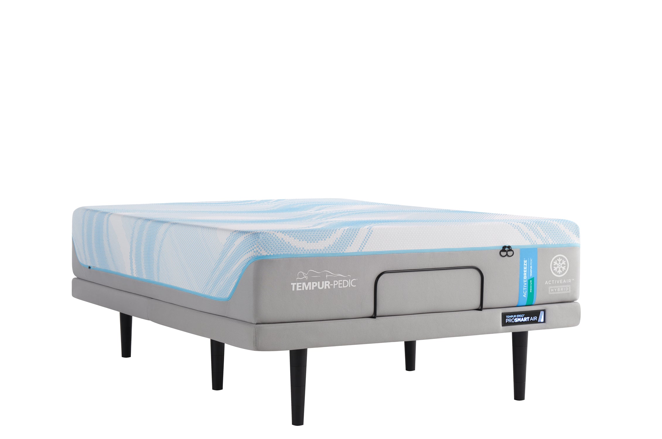 Tempur Pedic Active Breeze Ii Medium Hybrid Mattress & Adjustable Foundation Package